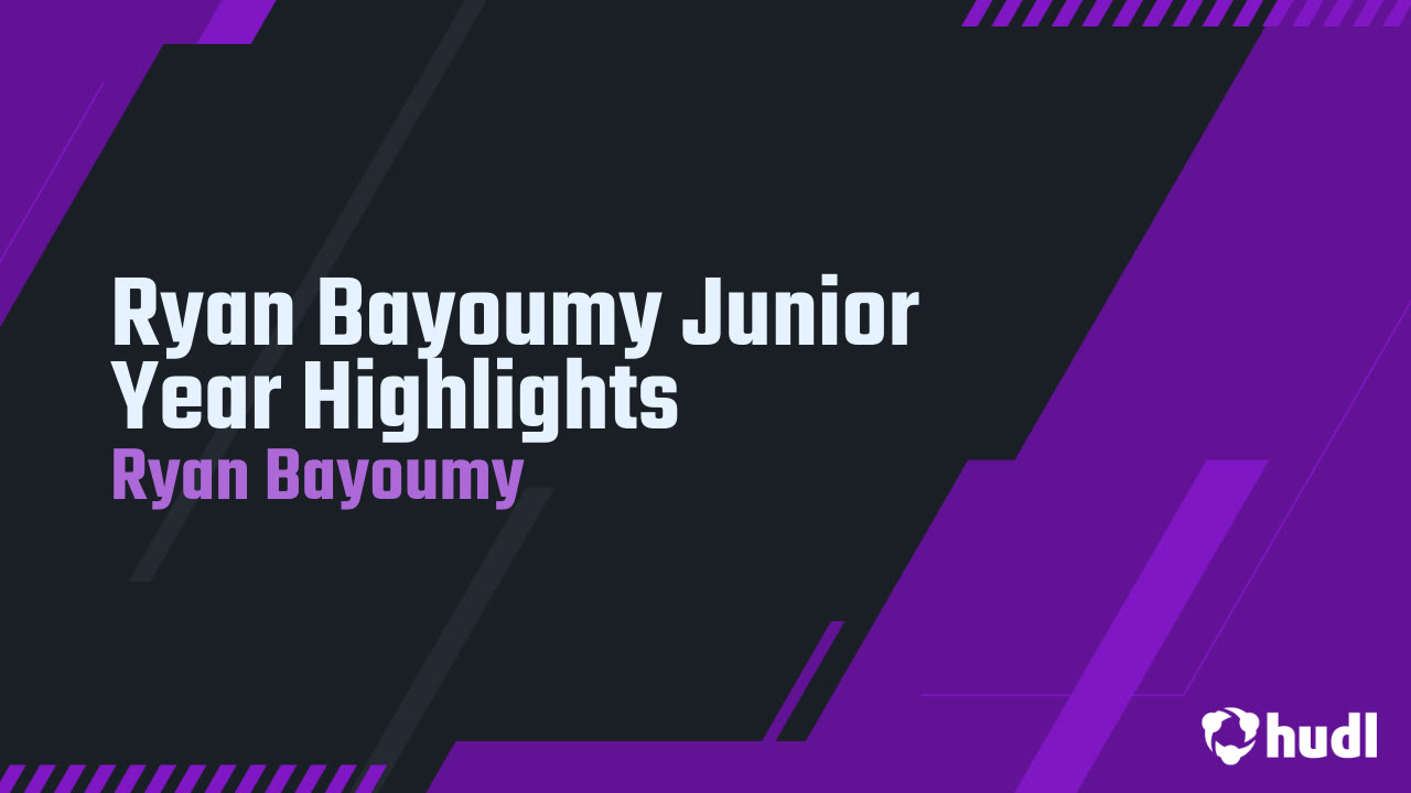 Ryan Bayoumy - Monroe Township - Junior Year Highlights