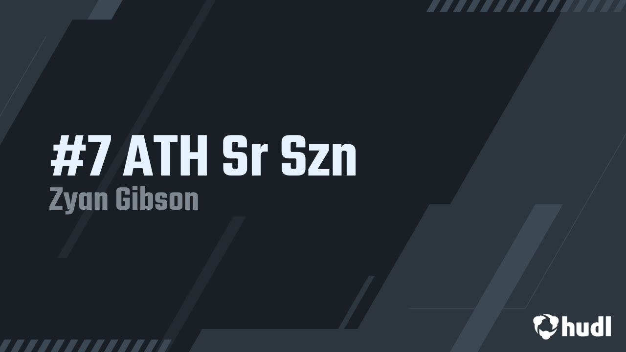 Zyan Gibson - Gadsden City - 2025 Senior Season Highlights