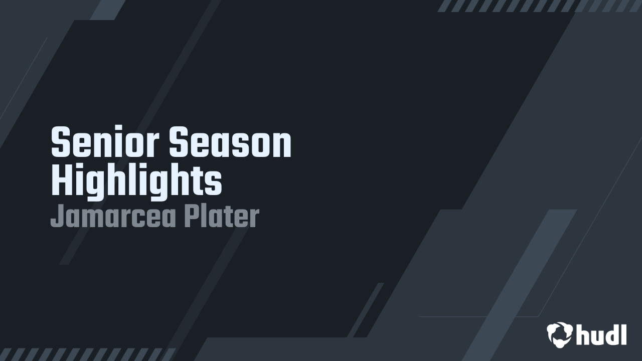 Jamarcea Plater - Captain Shreve - 2025 Senior Season Highlights 