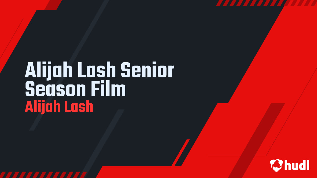 Alijah Lash - Eaton - 2025 Senior Season Highlights 