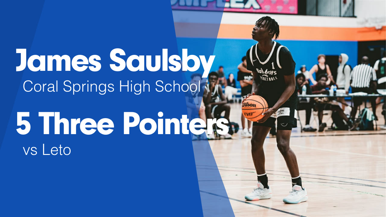 5 Three Pointers vs Leto - James Saulsby highlights - Hudl