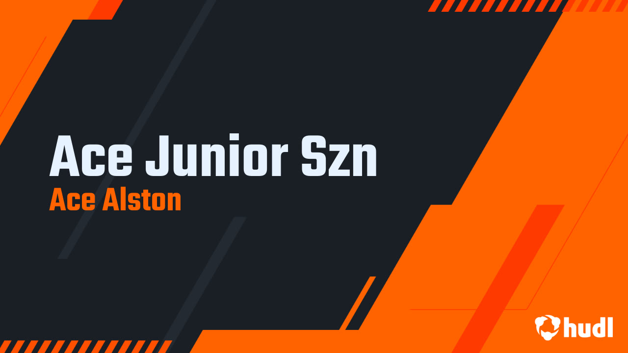 Ace Alston - Anderson - 2025 Junior Season Highlights 