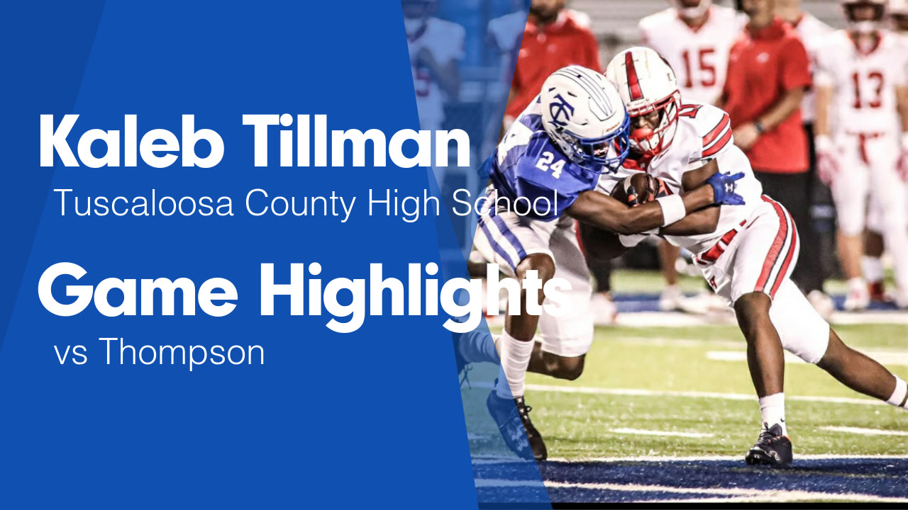 Game Highlights vs Thompson - Kaleb Tillman highlights - Hudl