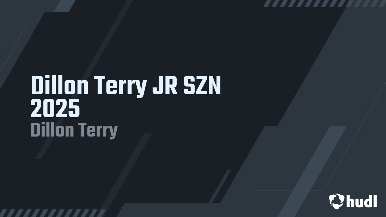 Dillon Terry JR SZN 2025 - Dillon Terry highlights - Hudl