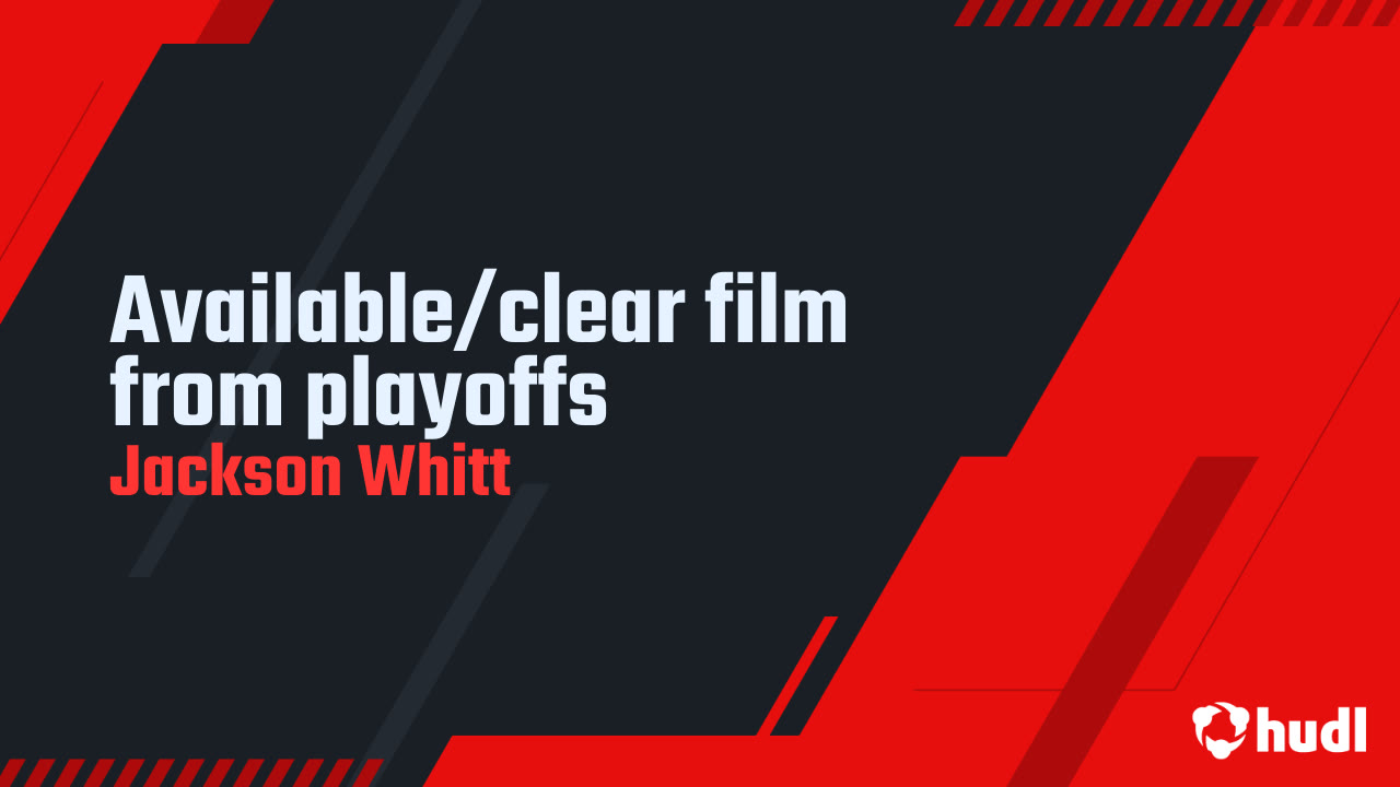 Available/Clear Film from 2025 Playoffs
