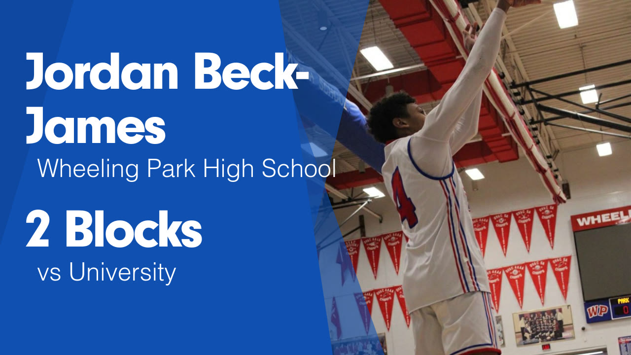 2 Blocks vs University - Jordan Beck-James highlights - Hudl