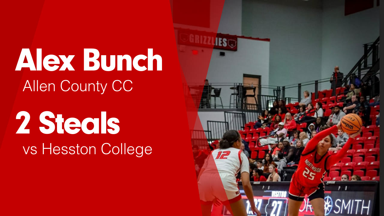 2 Steals vs Hesston College - Alex Bunch highlights - Hudl