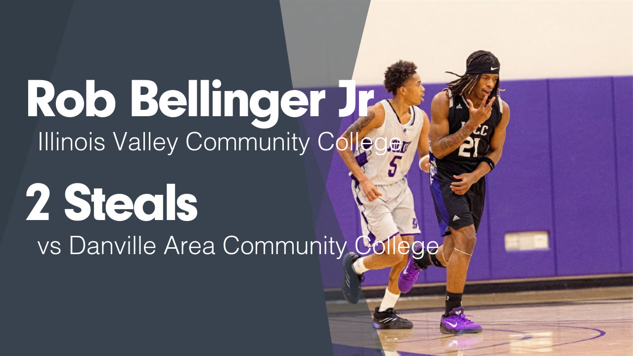 2 Steals vs Danville Area Community College - Rob Bellinger Jr ...