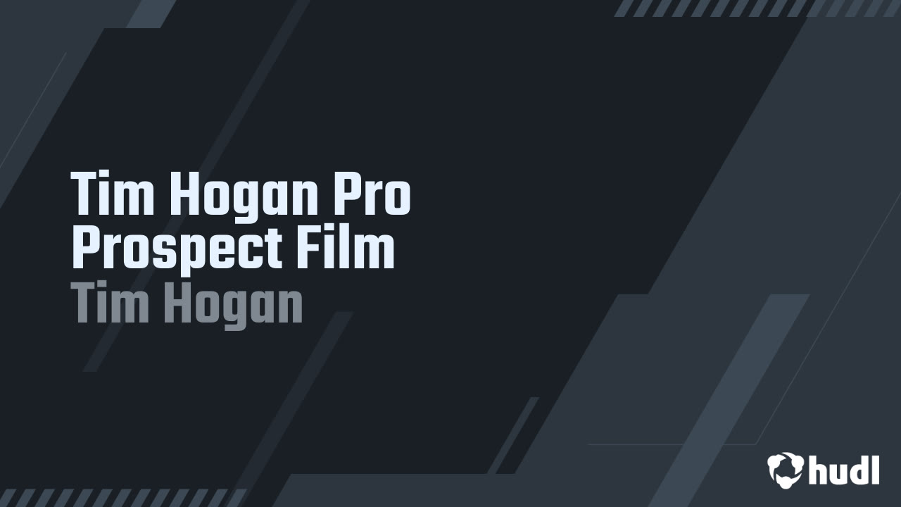 Tim Hodan Tim Hogan Pro Prospect Film - Tim Hogan highlights - Hudl