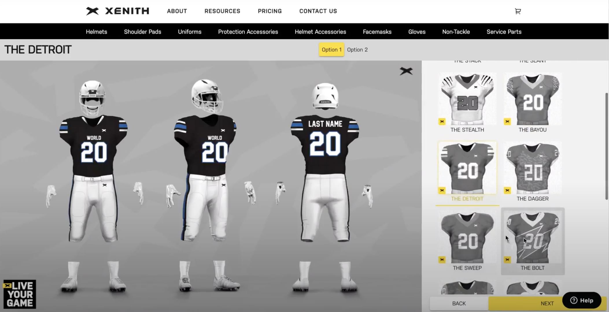 Uniform by You, Quality by Xenith Xenith highlights Hudl