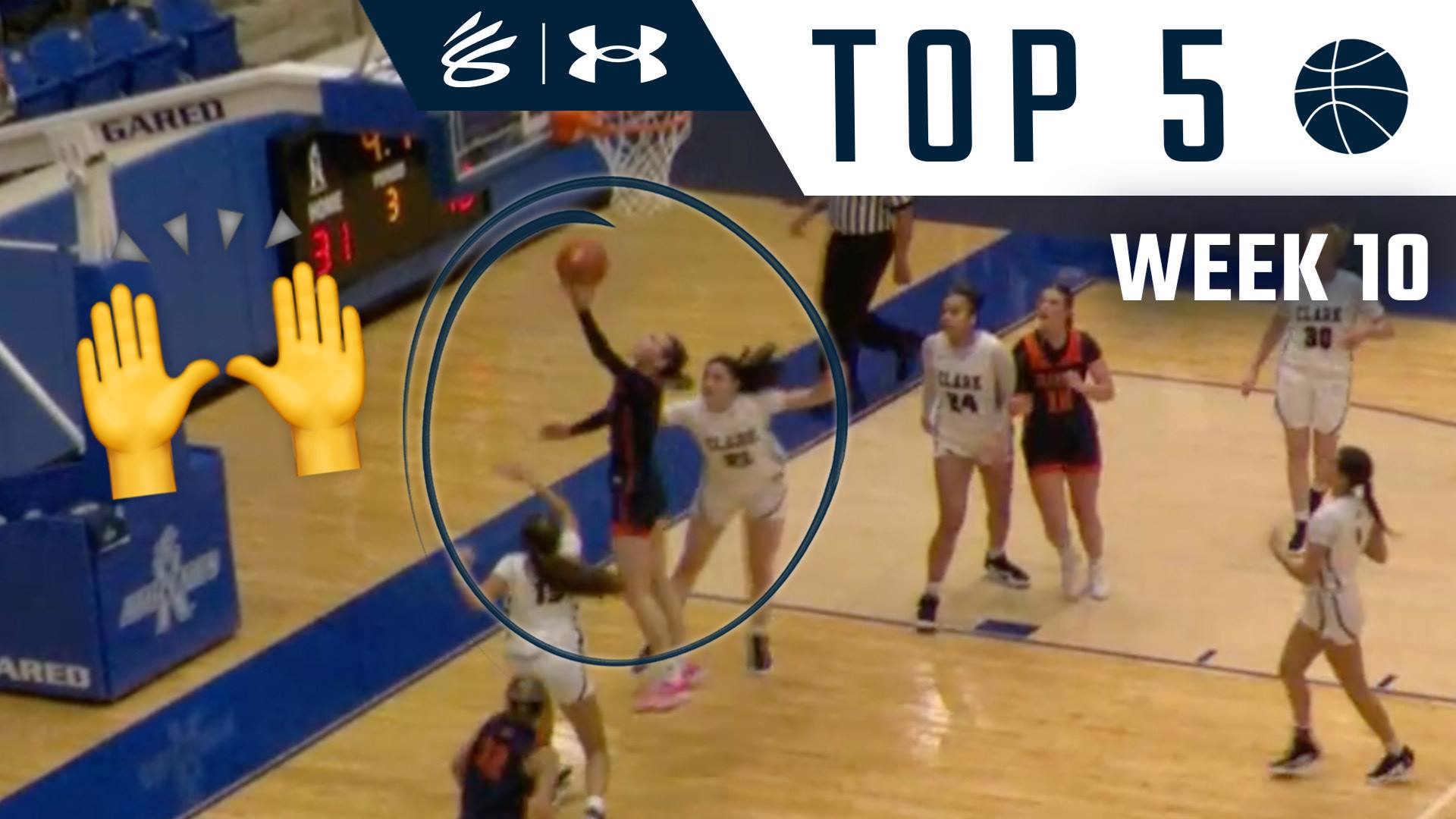 The reverse layup... Top 5 Girls' Basketball highlights Hudl