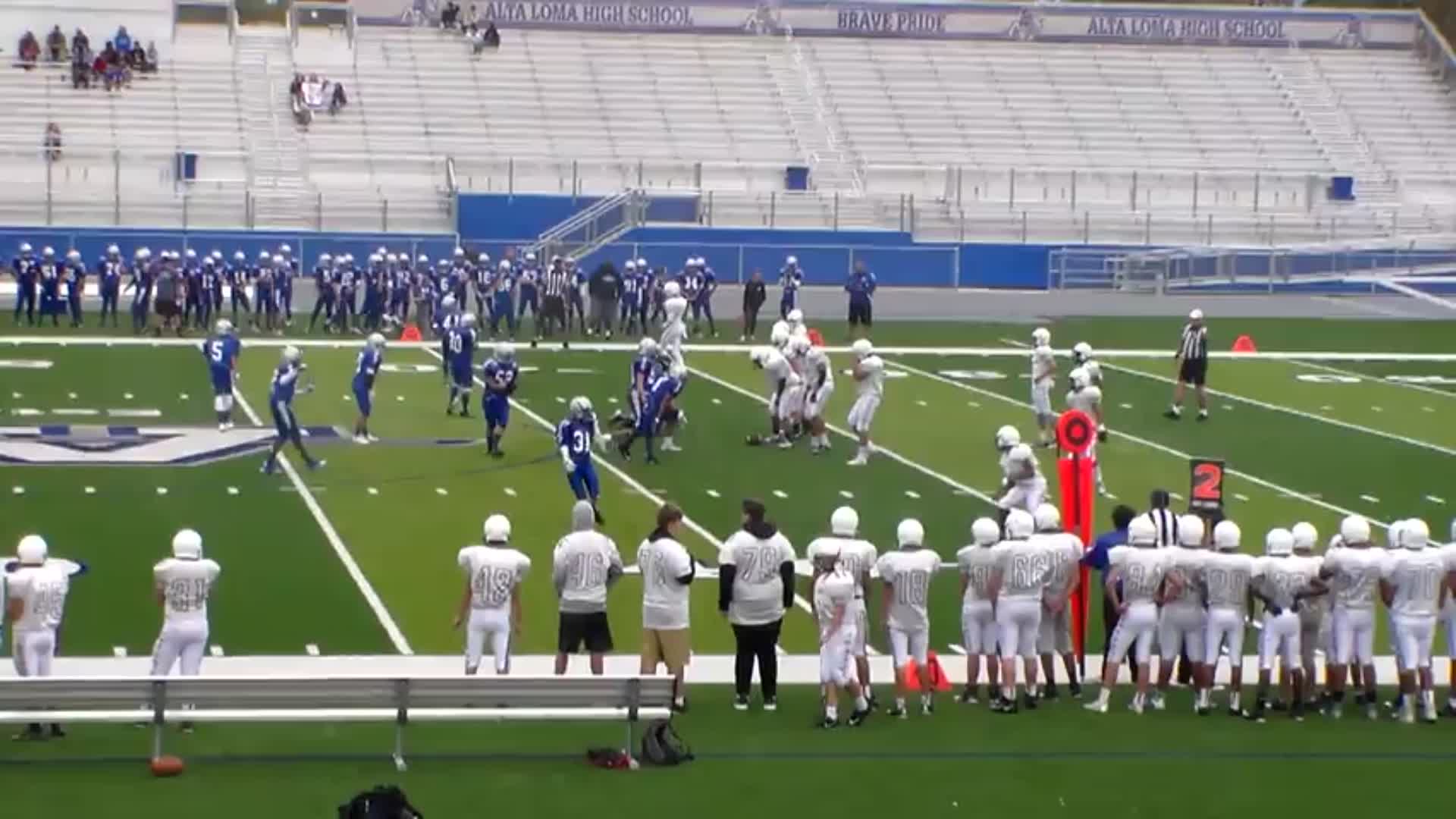 Claremont Hs Football Video Claremont Football Highlights Alta Loma High School Maxpreps